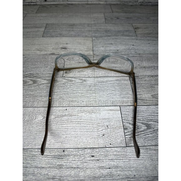 Maui Jim Eyeglasses Frames MJO2122-06E Clear Blue Brown Cat Eye 53-16-135 Italy - Picture 6 of 6